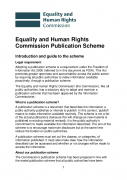 EHRC Publication Scheme
